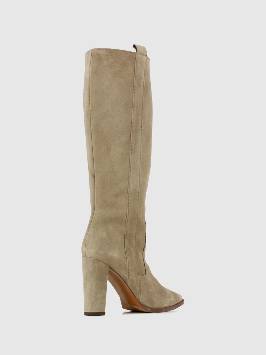 Mulher Foreva Botas | Botas Com Fecho Em Taupe