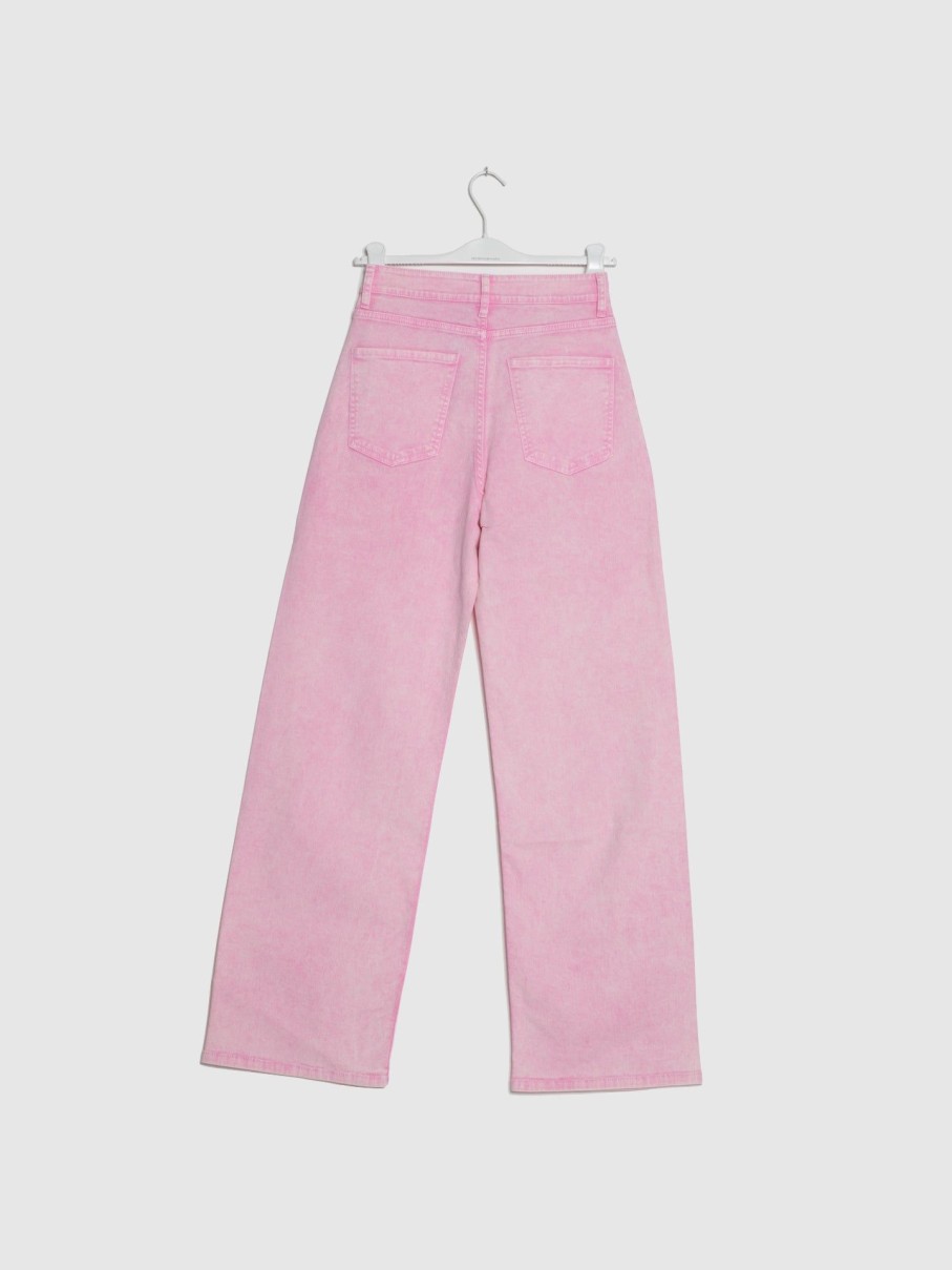 Mulher Vivetta | Jeans Largas Em Rosa