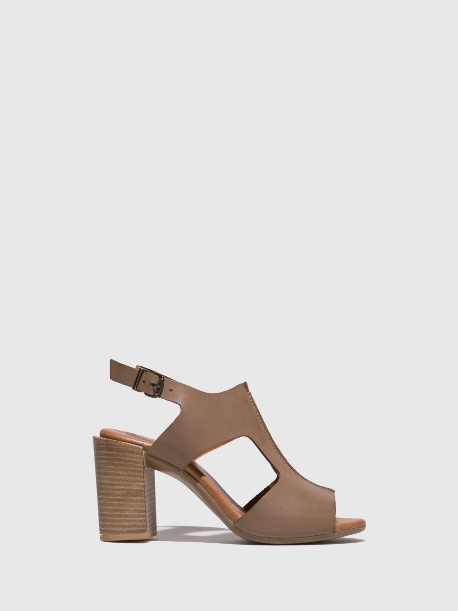 Mulher Foreva Sandalias | Sandalias De Salto Em Cinzento