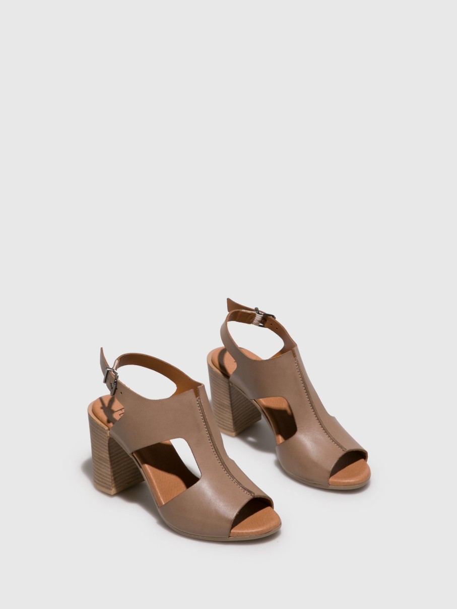 Mulher Foreva Sandalias | Sandalias De Salto Em Cinzento