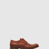 Homem Fly London Sapatos | Sapatos Com Atacadores Mask576Fly Cognac