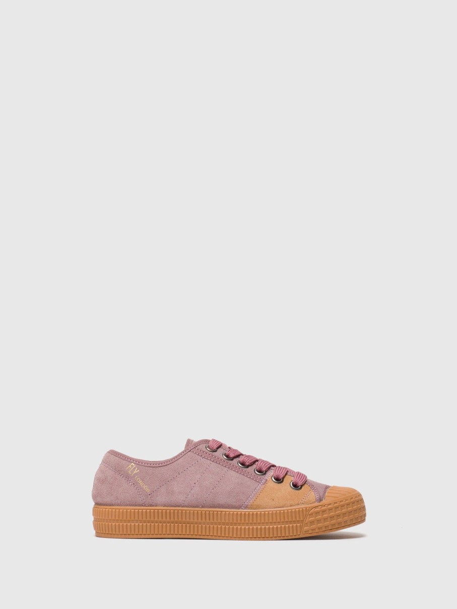 Mulher Fly London Tenis | Tenis De Cano-Baixo Em Rosa