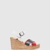 Mulher Foreva Sandalias | Sandalias De Cunha Em Multicolor