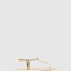 Mulher Foreva Sandalias | Sandalias Rasas Em Dourado