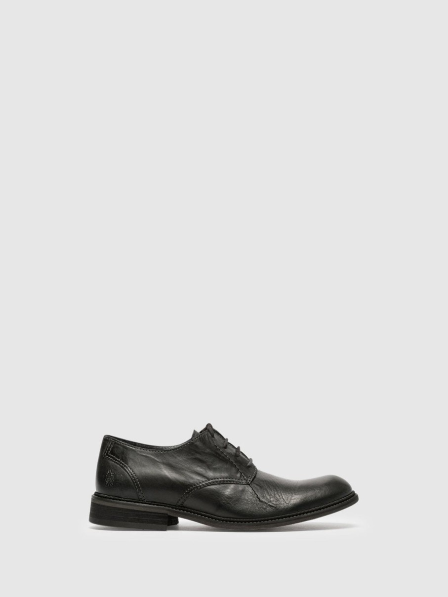 Homem Fly London Sapatos | Sapatos Derby Em Preto