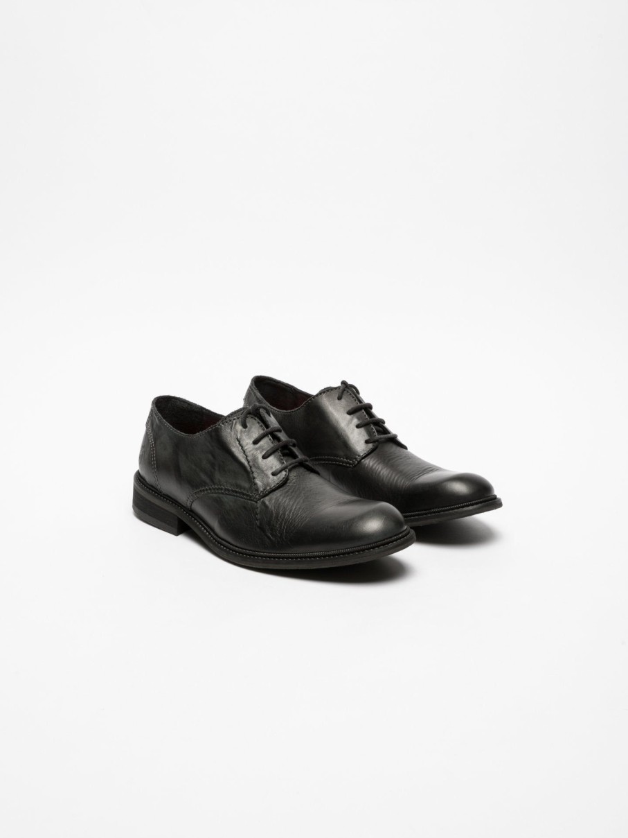 Homem Fly London Sapatos | Sapatos Derby Em Preto