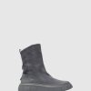 Mulher Fly London Botas | Botas Com Fecho Esen485Fly Sorano Blue Grey