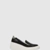 Mulher Fly London Tenis | Tenis Slip-On Deca459Fly Britoblack