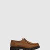 Homem Fungi Sapatos | Sapatos Com Atacadores Em Camel