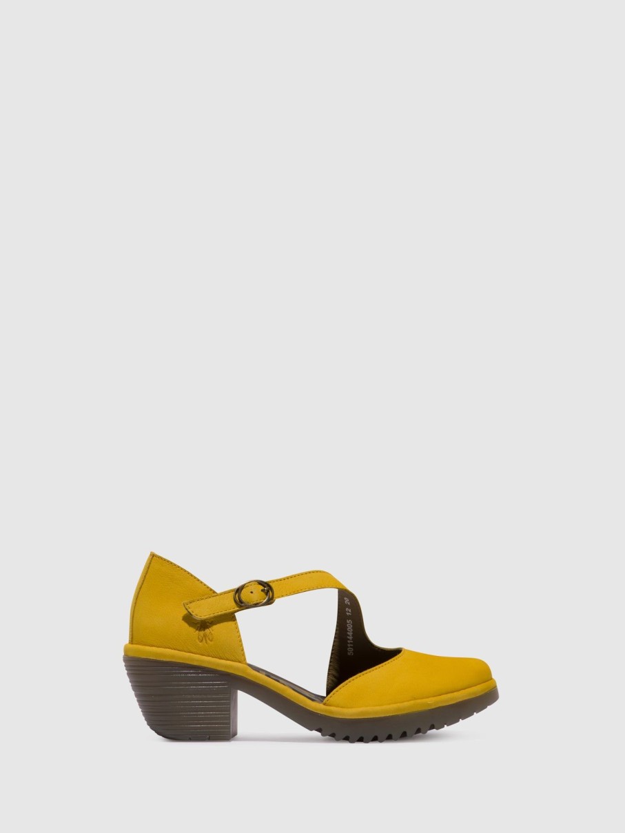 Mulher Fly London Sandalias | Sandalias Com Wako144Fly Yellow