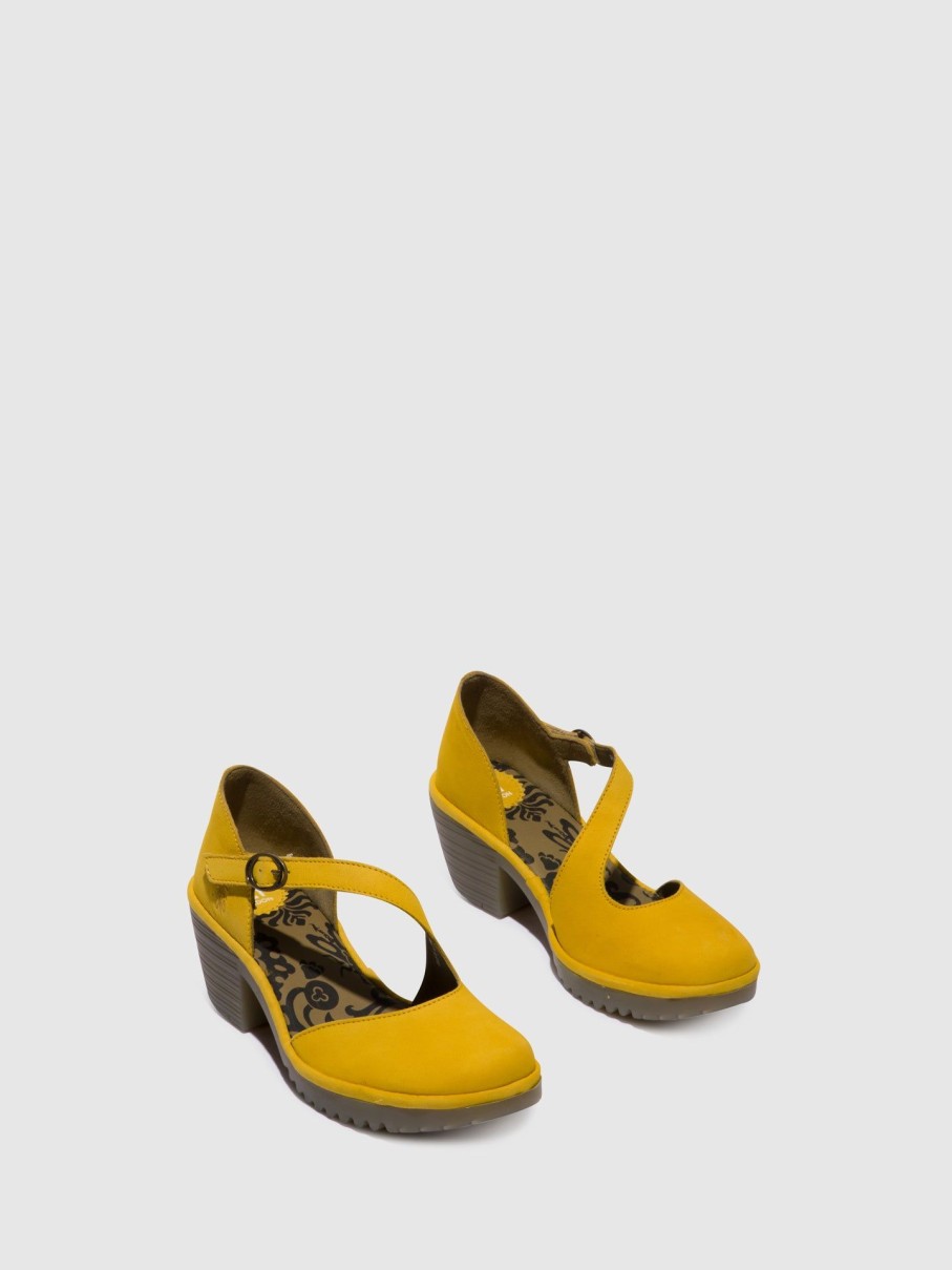 Mulher Fly London Sandalias | Sandalias Com Wako144Fly Yellow