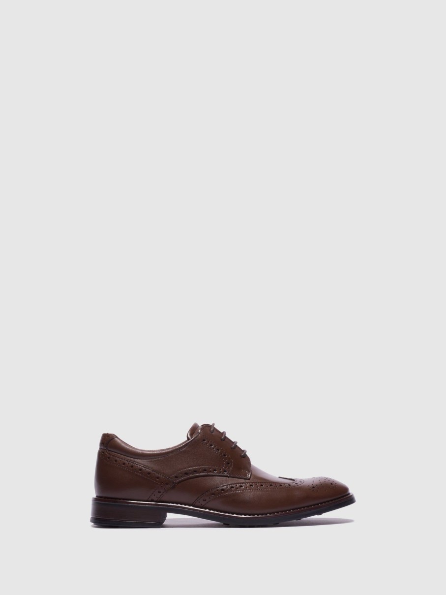 Homem Foreva Sapatos | Sapatos Oxford Em Castanho