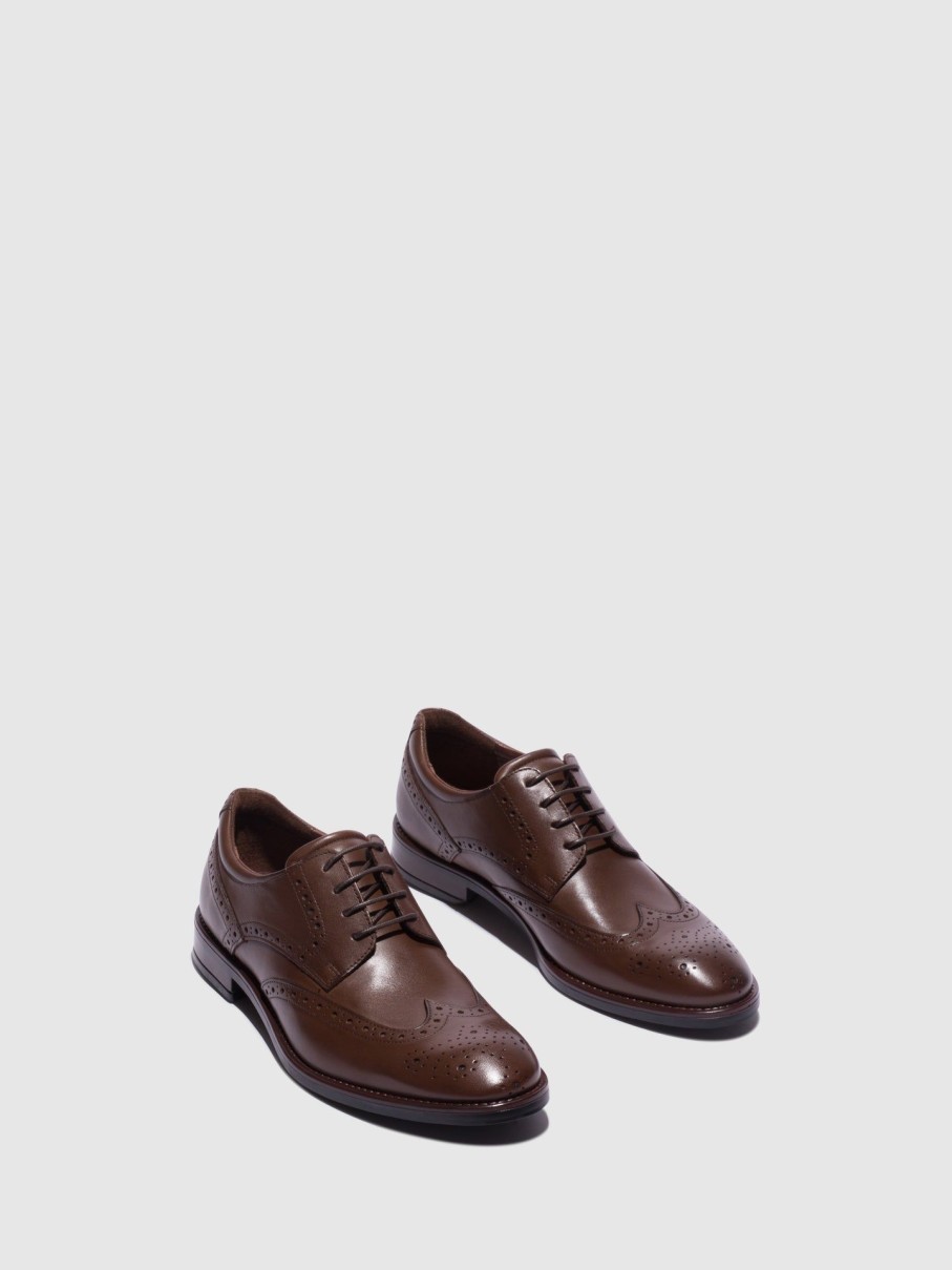 Homem Foreva Sapatos | Sapatos Oxford Em Castanho