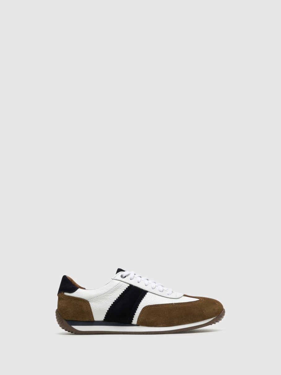 Homem Foreva Tenis | Tenis Com Atacadores Em Preto E Branco