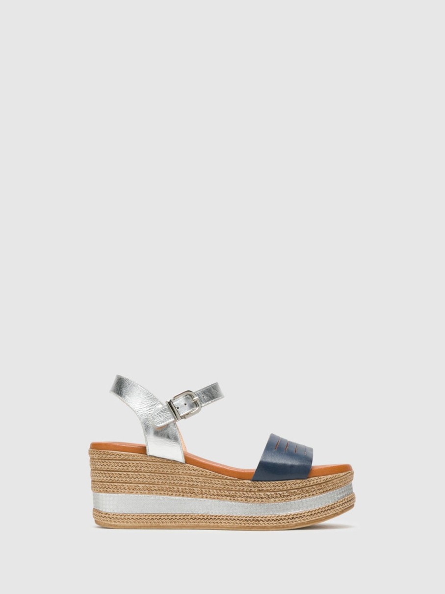 Mulher Foreva Sandalias | Sandalias Com Fivela Em Multicolor