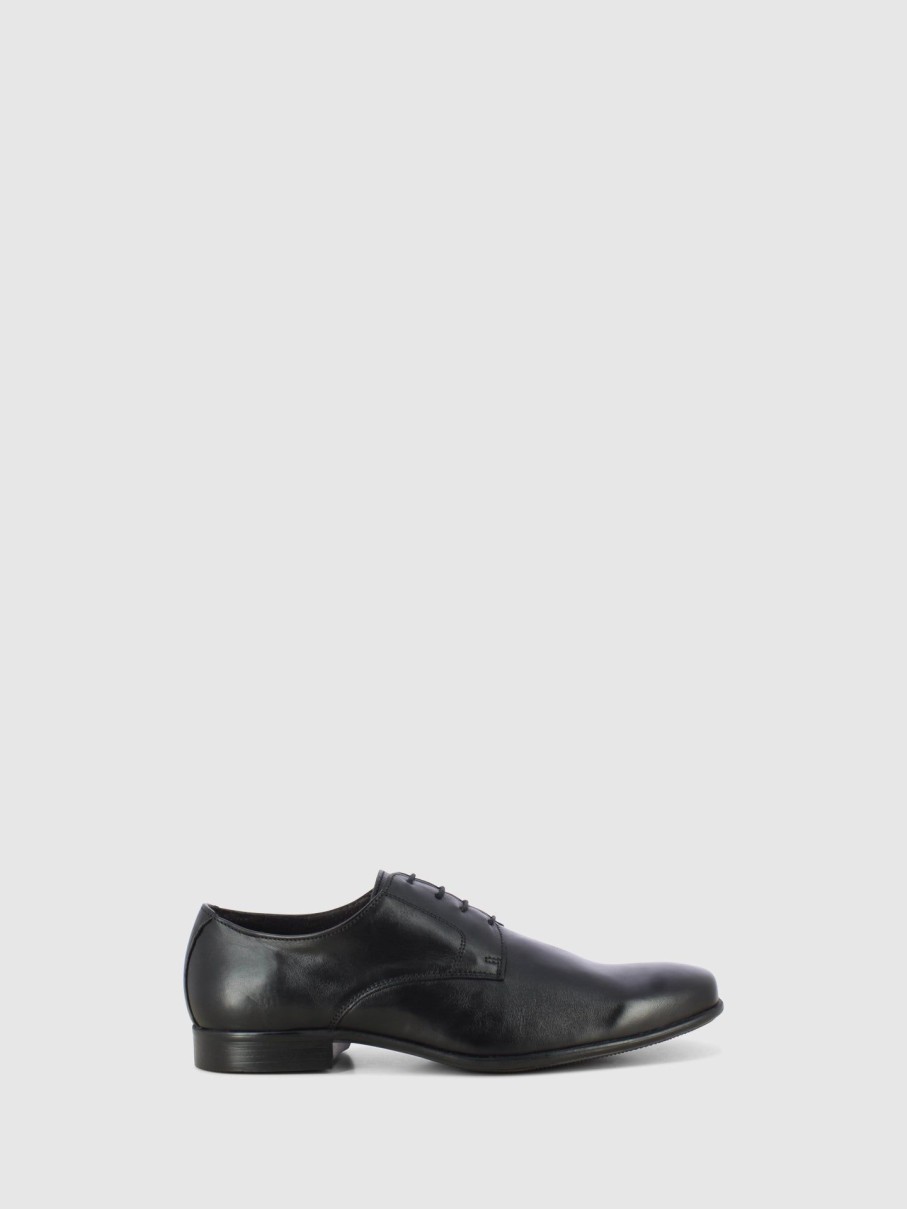 Homem Foreva Sapatos | Sapatos Com Atacadores Em Preto