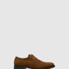 Homem Foreva Sapatos | Sapatos Com Atacadores Em Camel