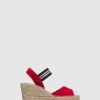 Mulher Foreva Sandalias | Sandalias De Plataforma Em Vermelho