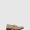 Homem Fly London Sapatos | Sapatos Slip-On Mind862Fly Beige