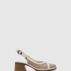 Mulher Fly London Sandalias | Sandalias Com Tira No Calcanhar Levo375Fly Concrete/Offwhite