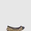 Mulher Butterfly Twists Sabrinas | Sabrinas De Ponta Redonda Em Leopardo