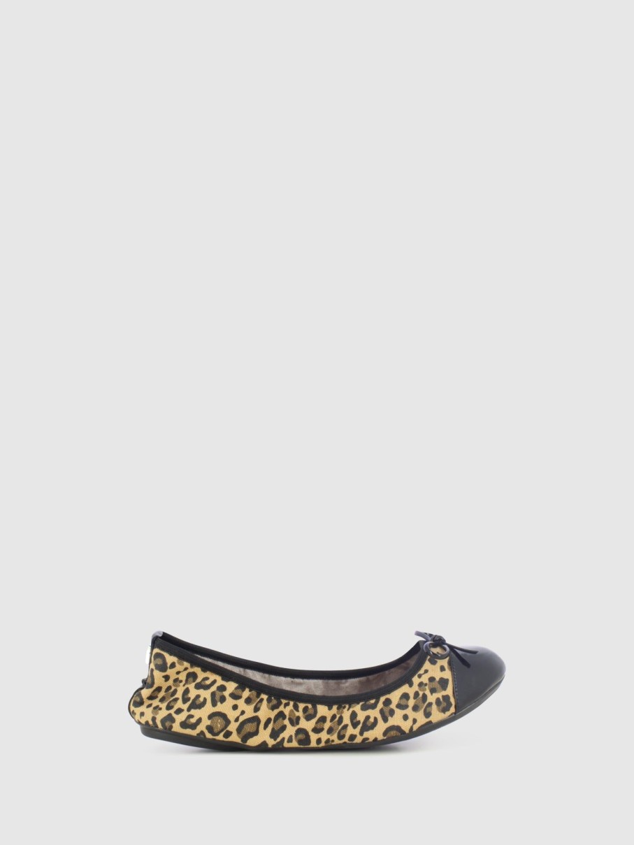 Mulher Butterfly Twists Sabrinas | Sabrinas De Ponta Redonda Em Leopardo