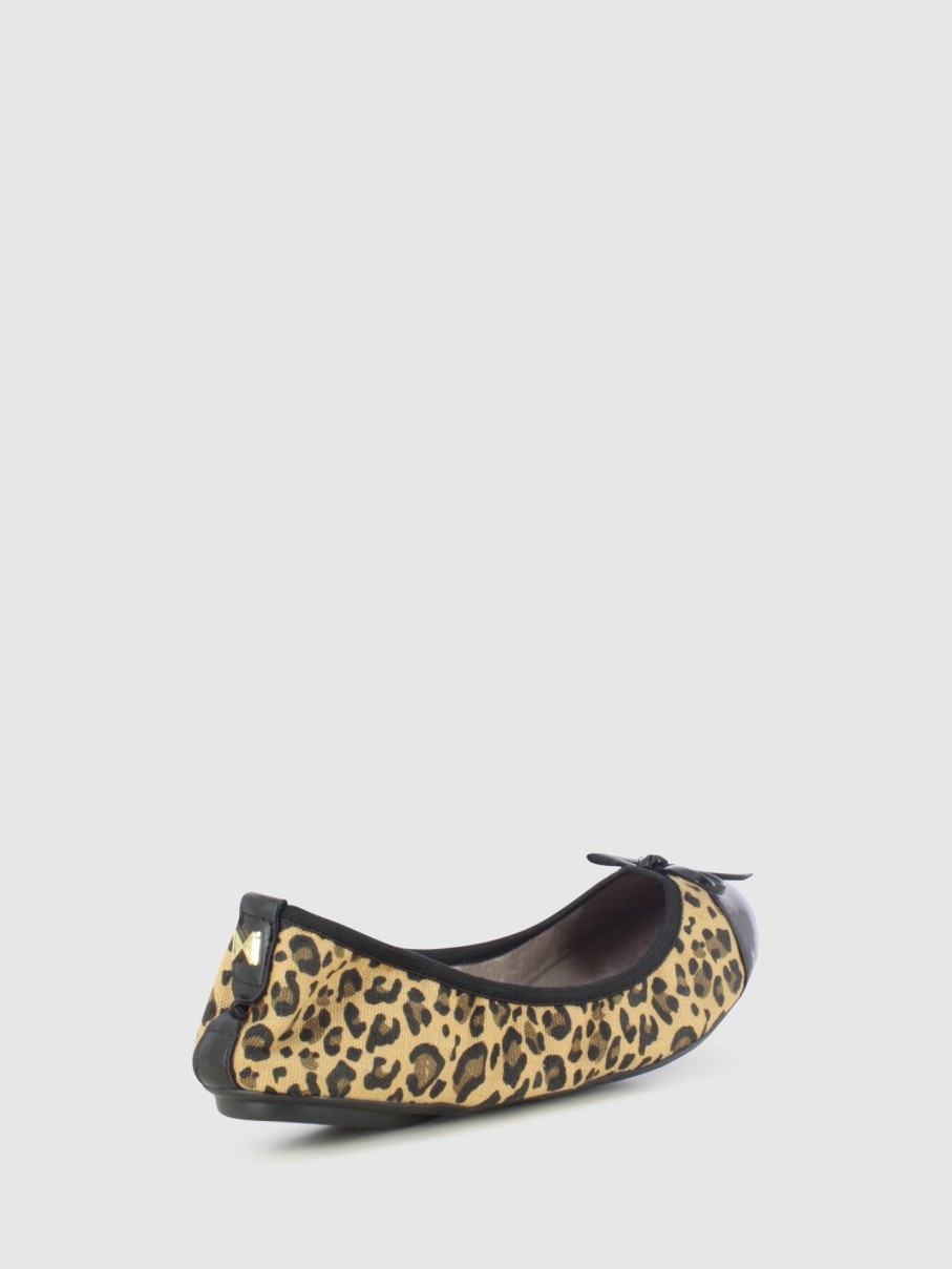 Mulher Butterfly Twists Sabrinas | Sabrinas De Ponta Redonda Em Leopardo