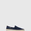 Homem Verbenas Tenis | Tenis Slip-On Em Azul