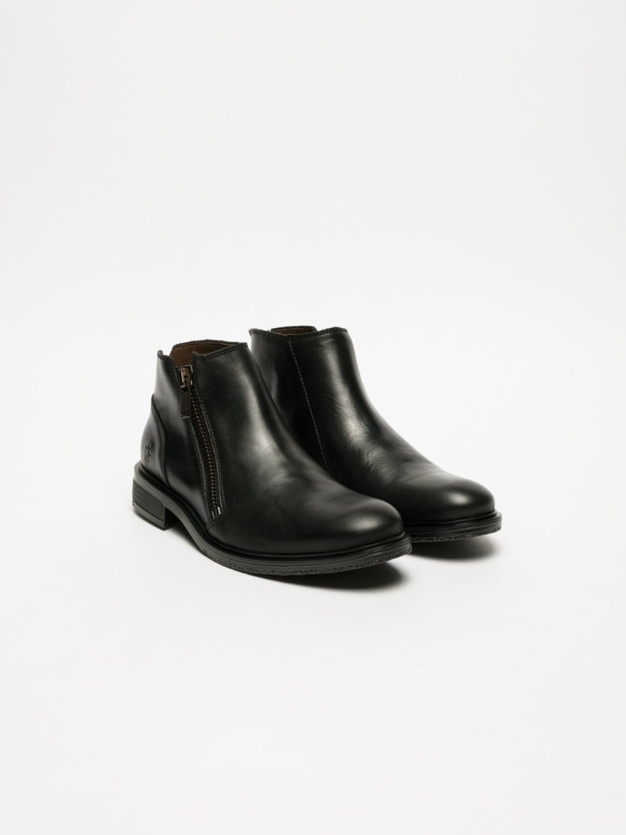 Homem Fly London Botins | Botins Com Fecho Em Preto