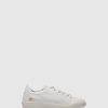 Mulher Softinos Tenis | White Lace-Up Trainers