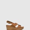 Mulher Foreva Sandalias | Sandalias Com Fivela Em Castanho