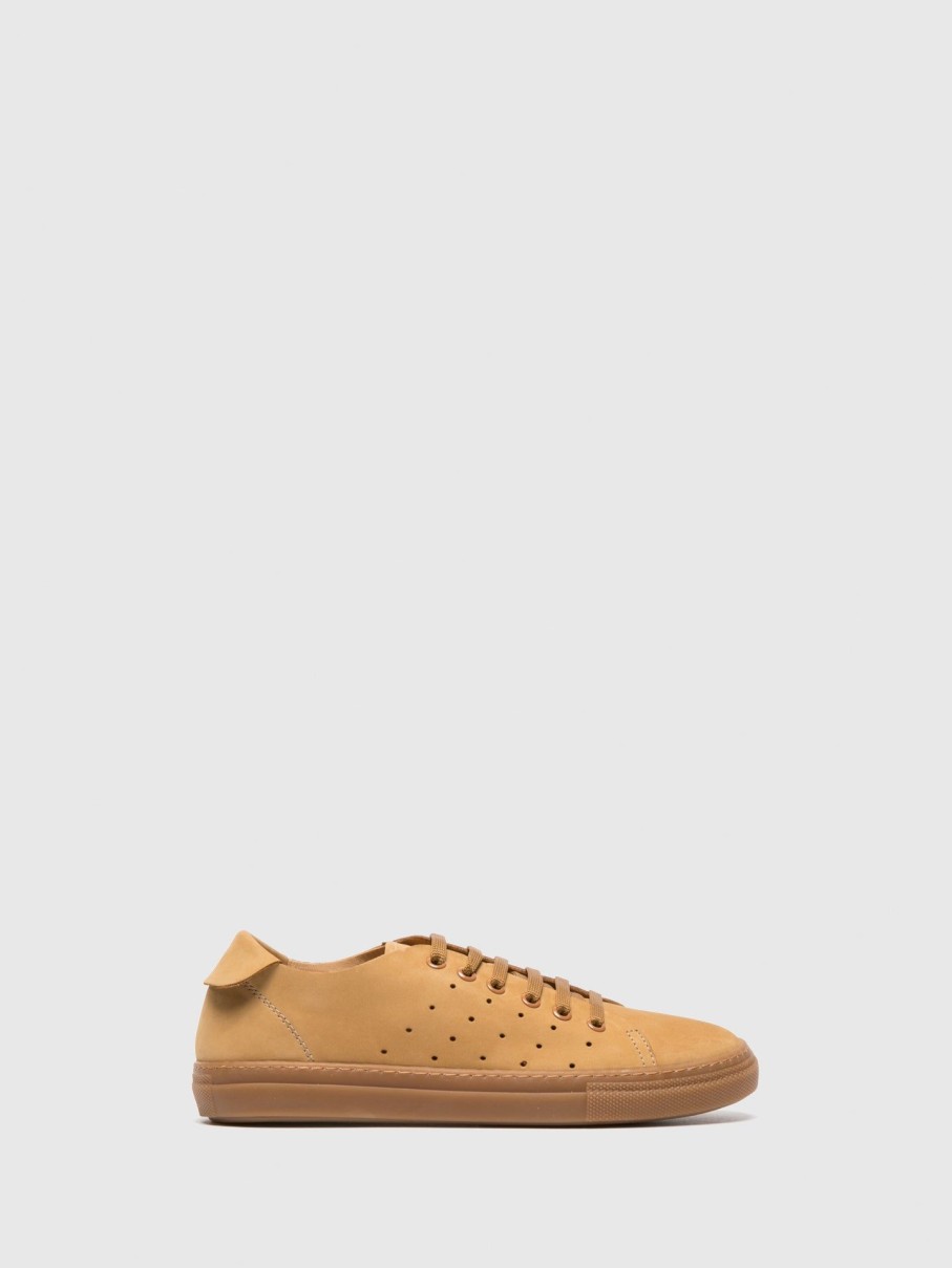 Mulher Darkwood Tenis | Tenis Com Atacadores Em Camel