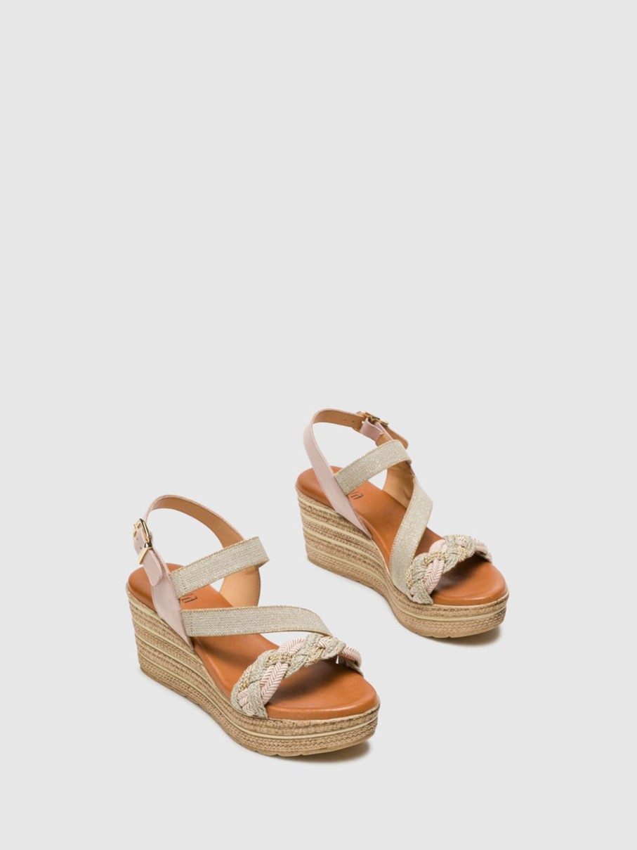 Mulher Foreva Sandalias | Sandalias Com Fivela Em Bege