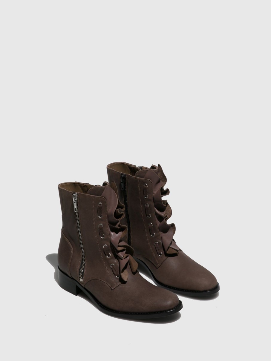 Mulher JJ Heitor Botas | Botas Com Fecho Em Fango