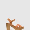 Mulher Foreva Sandalias | Sandalias Com Fivela Em Camel