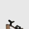 Mulher Foreva Sandalias | Sandalias De Salto Em Preto