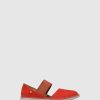 Mulher Softinos Sapatos | Sapatos Com Elastico Teja576Sof Devil Red