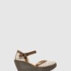 Mulher Fly London Sandalias | Sandalias Com Tira No Tornozelo Yven029Fly Offwhite/Grey