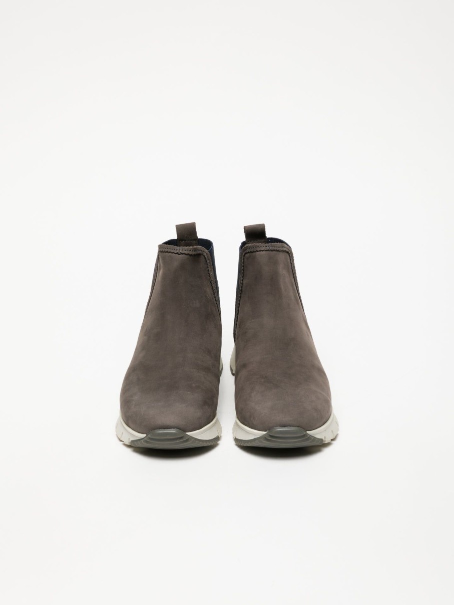 Homem Fly London Botins | Botins Com Elastico Em Cinzento