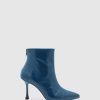 Mulher JJ Heitor Botas | Botas Pontiagudas Em Azul