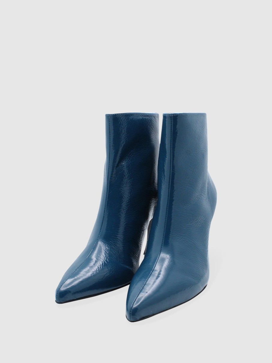 Mulher JJ Heitor Botas | Botas Pontiagudas Em Azul