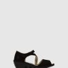 Mulher Fly London Sandalias | Sandalias Com Velcro Pona156Fly Black