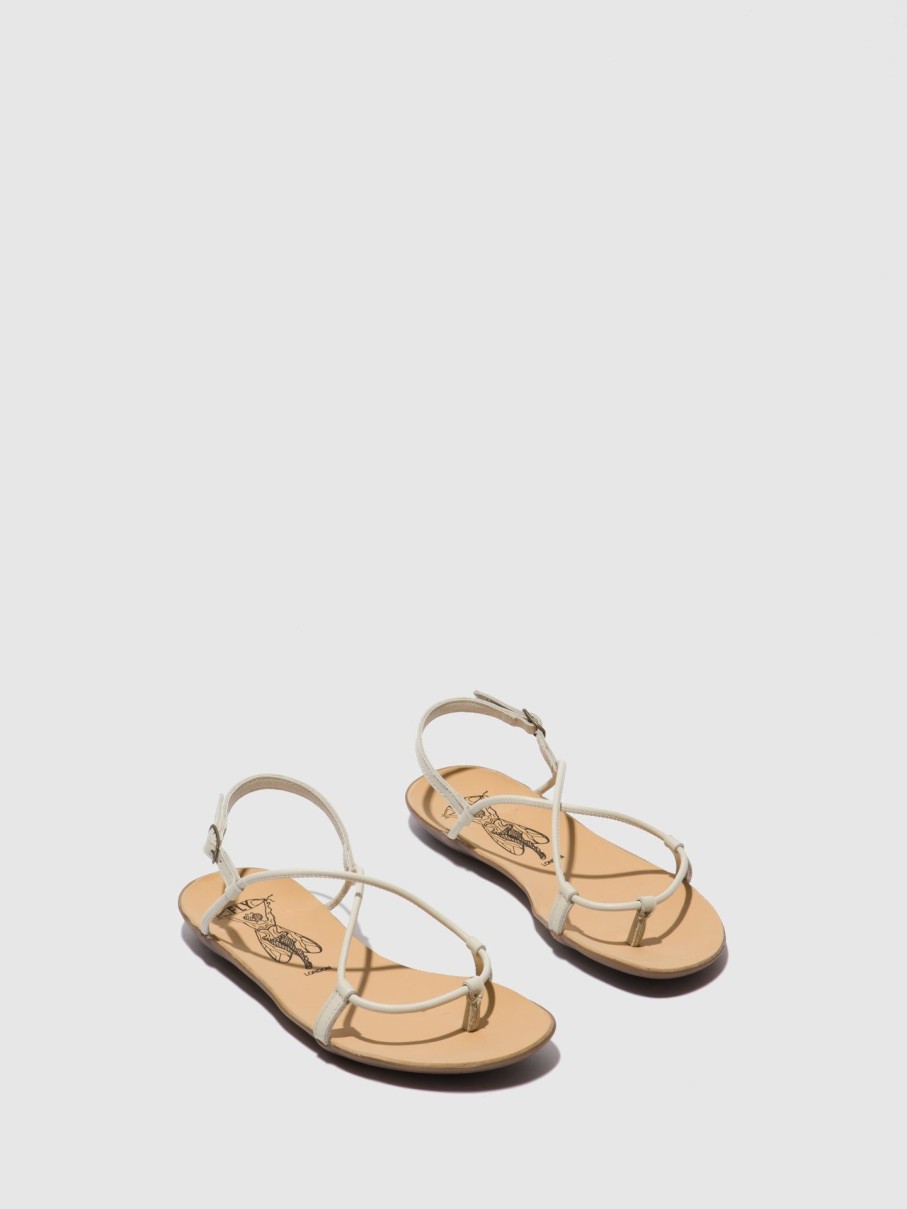 Mulher Fly London Sandalias | Sandalias Com Tiras Maxa736Fly Ciervooffwhite