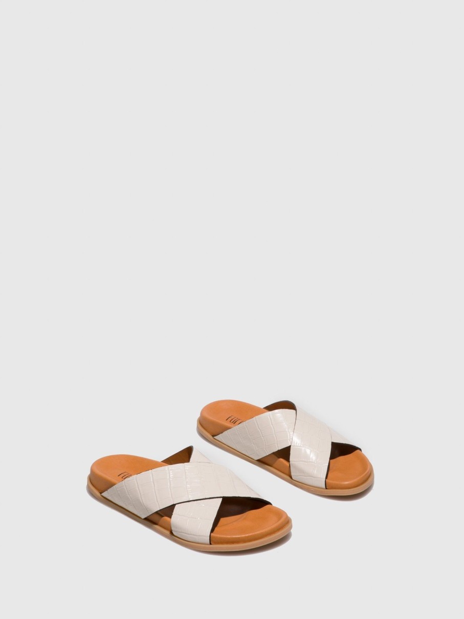 Mulher Foreva Sandalias | Sandalias Rasas Em Bege