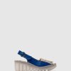 Mulher Fly London Sandalias | Sandalias Com Tira No Calcanhar Bind303Fly Blue/Grey